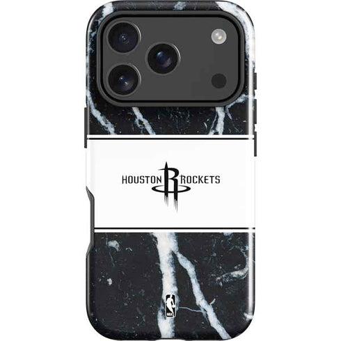 NBA Houston Rockets Marble iPhone 18 Pro Max Impact Case