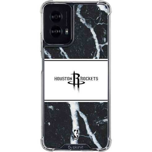 NBA Houston Rockets Marble Moto G Power 5G (2024) Clear Case