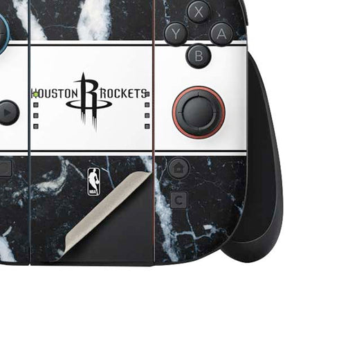 NBA Houston Rockets Marble Nintendo Switch 2 (2025) Joy-Con Controller Skin