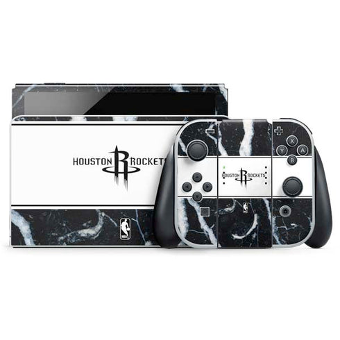 NBA Houston Rockets Marble Nintendo Skins