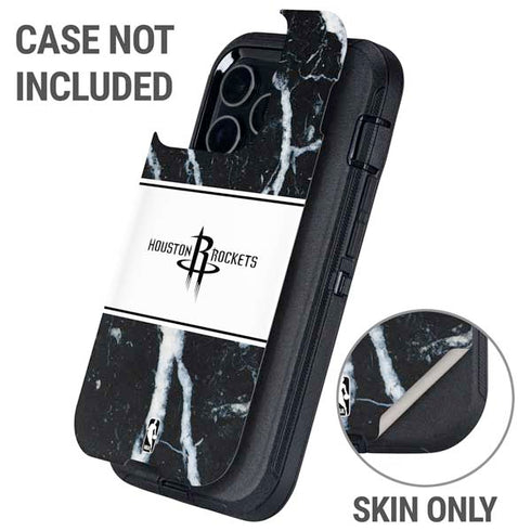 NBA Houston Rockets Marble Otterbox Defender iPhone Skin