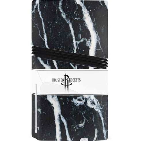 NBA Houston Rockets Marble PS5 Pro Disk Console Skin