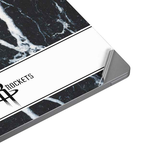 NBA Houston Rockets Marble Laptop Skins
