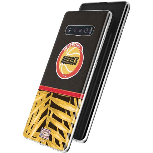 NBA Houston Rockets Retro Palms Galaxy S10 Skin