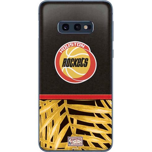 NBA Houston Rockets Retro Palms Galaxy S10e Skin