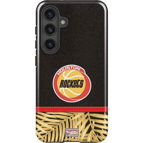 NBA Houston Rockets Retro Palms Galaxy S25 Plus Impact Case