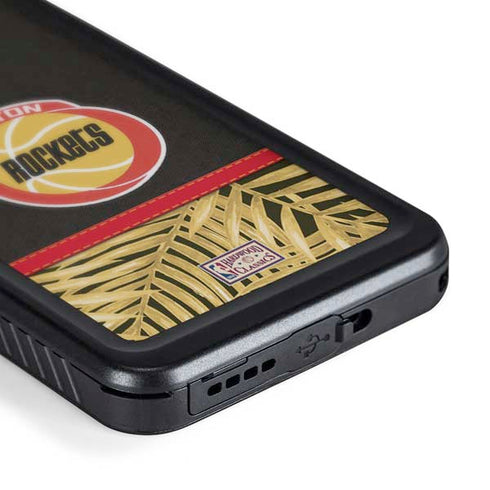 NBA Houston Rockets Retro Palms Galaxy S24 Waterproof Case