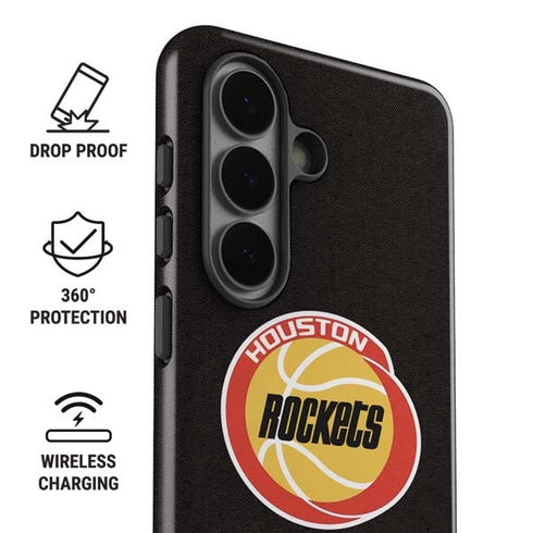 NBA Houston Rockets Retro Palms Galaxy S26 Impact Case