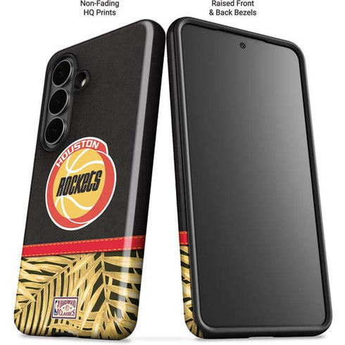 NBA Houston Rockets Retro Palms Galaxy S26 Impact Case