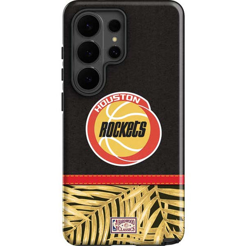 NBA Houston Rockets Retro Palms Galaxy S26 Ultra Impact Case