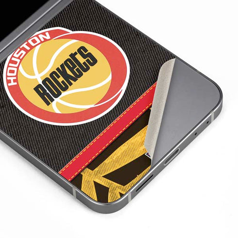 NBA Houston Rockets Retro Palms Galaxy Z Flip6 Skin