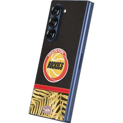 NBA Houston Rockets Retro Palms Galaxy Z Fold6 Skin