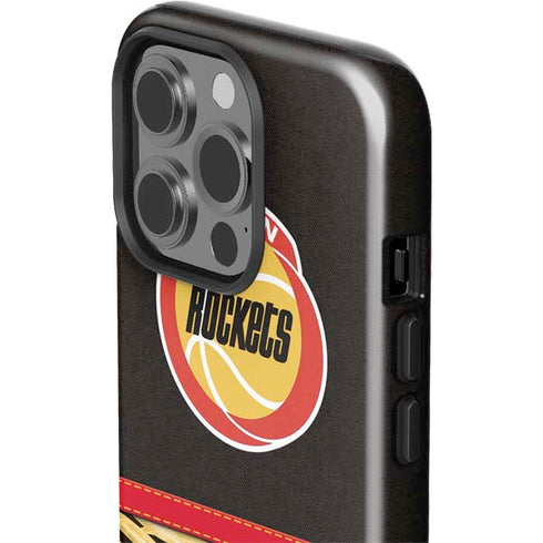 NBA Houston Rockets Retro Palms iPhone 15 Pro Impact Case