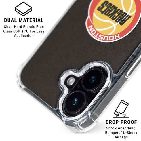 NBA Houston Rockets Retro Palms iPhone 16 MagSafe Case