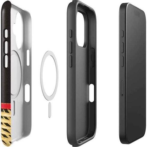 NBA Houston Rockets Retro Palms iPhone 16 Magsafe Impact Case