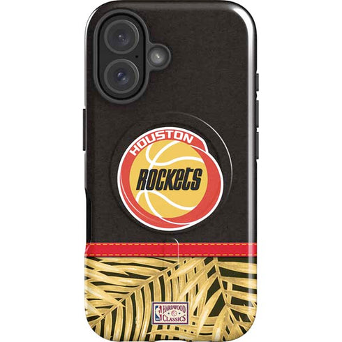 NBA Houston Rockets Retro Palms iPhone 16 Plus Magsafe Impact Case