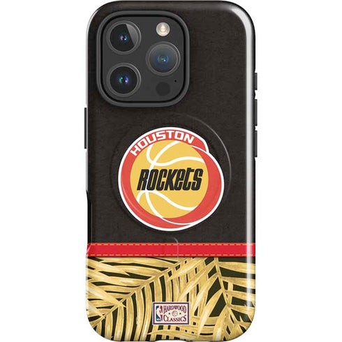 NBA Houston Rockets Retro Palms iPhone 16 Pro Magsafe Impact Case