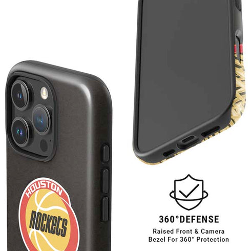 NBA Houston Rockets Retro Palms iPhone 16 Pro Magsafe Impact Case