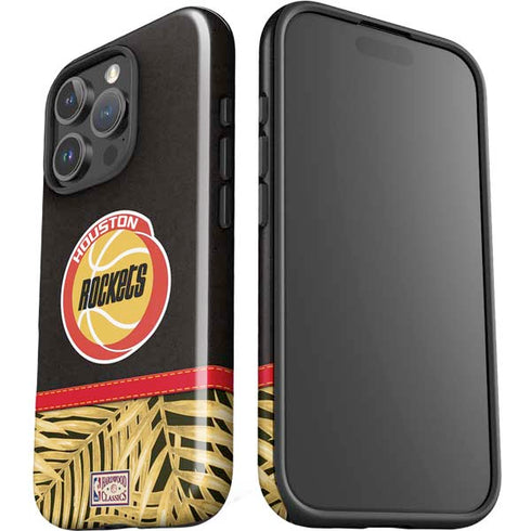 NBA Houston Rockets Retro Palms iPhone 16 Pro Max Impact Case