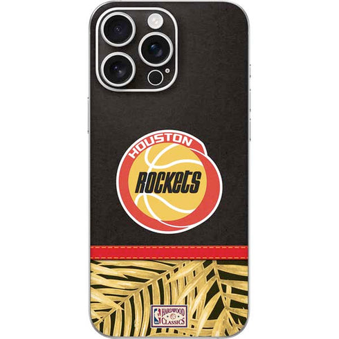NBA Houston Rockets Retro Palms iPhone 16 Pro Max Skin