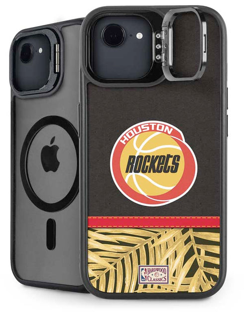 NBA Houston Rockets Retro Palms iPhone 16e Kickstand Case