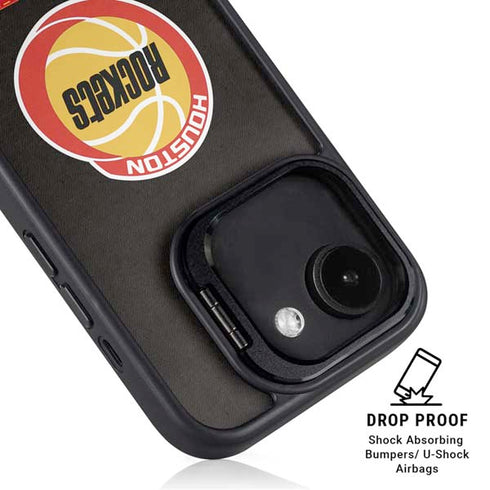 NBA Houston Rockets Retro Palms iPhone 16e Kickstand Case