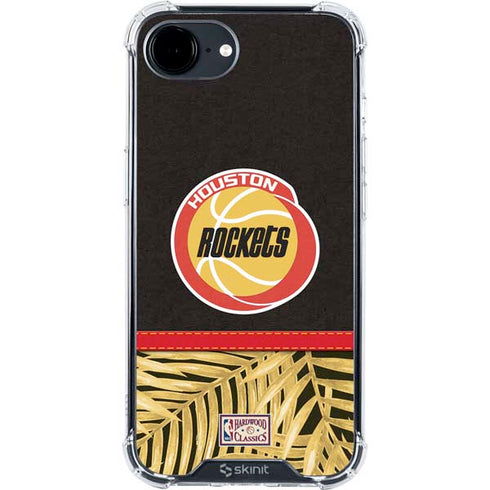 NBA Houston Rockets Retro Palms iPhone 16e Clear Case