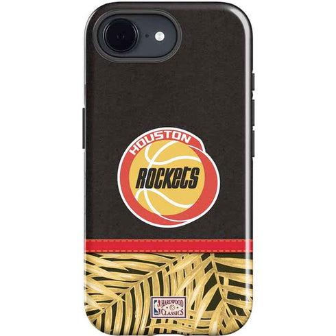 NBA Houston Rockets Retro Palms iPhone 16e Impact Case