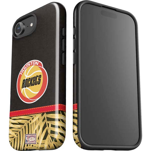 NBA Houston Rockets Retro Palms iPhone 16e Impact Case