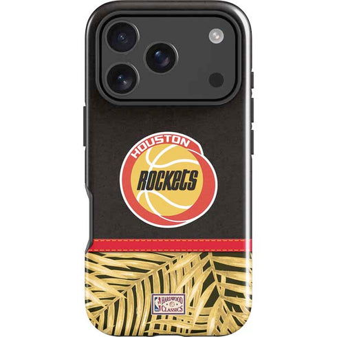 NBA Houston Rockets Retro Palms iPhone 18 Pro Impact Case