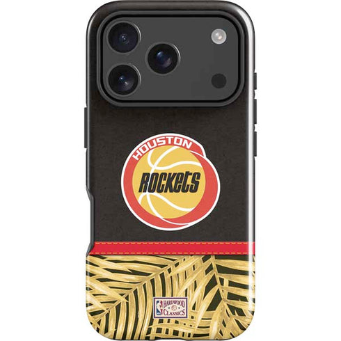 NBA Houston Rockets Retro Palms iPhone 18 Pro Max Impact Case