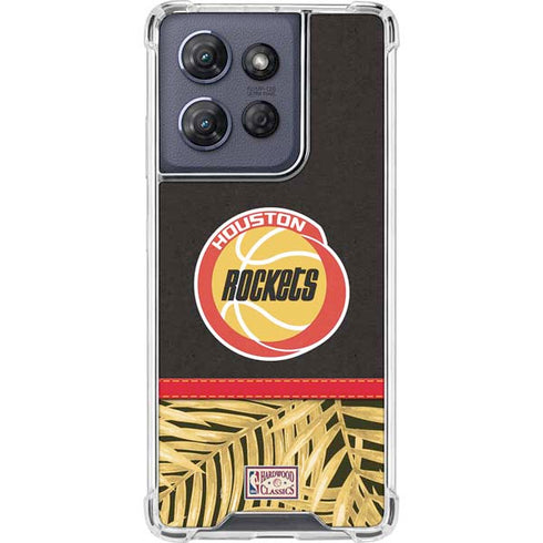 NBA Houston Rockets Retro Palms Moto G Stylus 5G (2025) Clear Case
