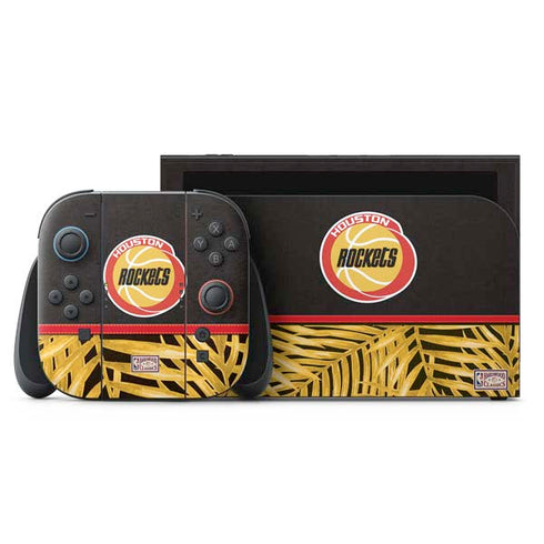 NBA Houston Rockets Retro Palms Nintendo Skins