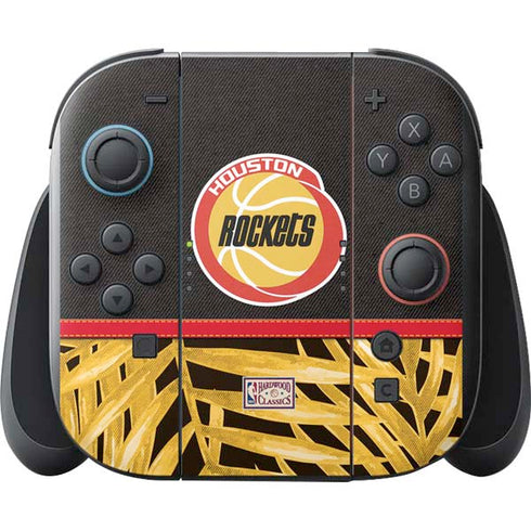 NBA Houston Rockets Retro Palms Nintendo Switch 2 (2025) with Joy-Con Skin