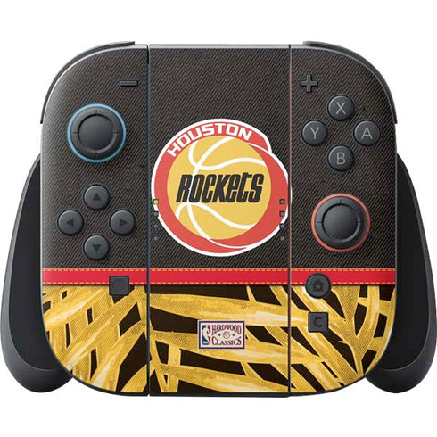 NBA Houston Rockets Retro Palms Nintendo Switch 2 (2025) Joy-Con Controller Skin