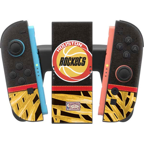 NBA Houston Rockets Retro Palms Nintendo Switch 2 (2025) Joy-Con Controller Skin