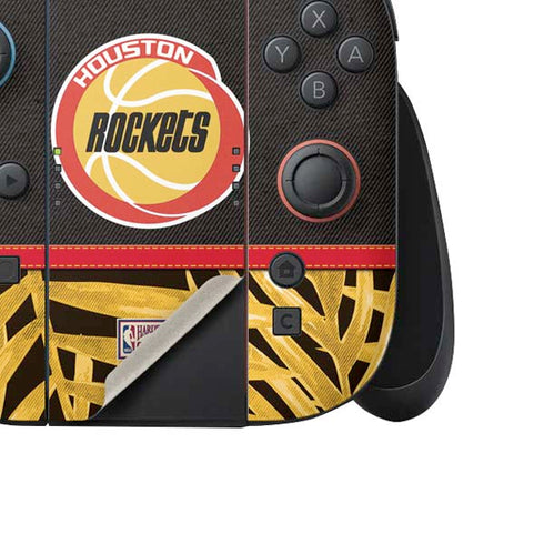 NBA Houston Rockets Retro Palms Nintendo Switch 2 (2025) Joy-Con Controller Skin