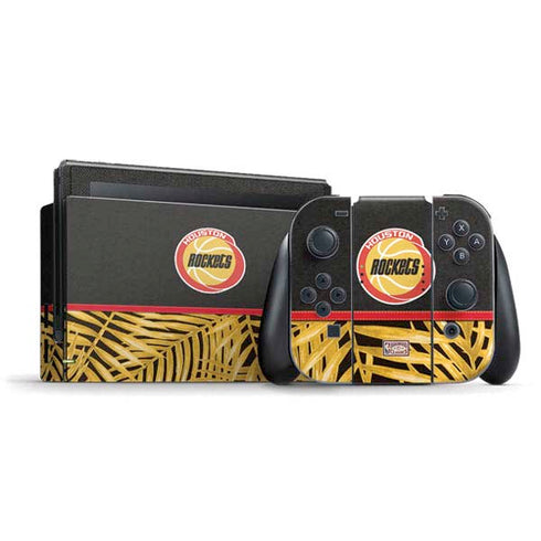 NBA Houston Rockets Retro Palms Nintendo Skins