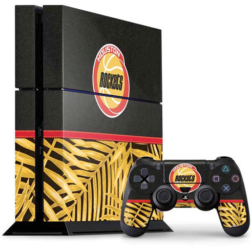 NBA Houston Rockets Retro Palms PlayStation PS4 Skins