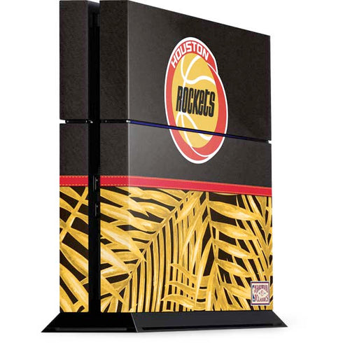 NBA Houston Rockets Retro Palms PS4 Console Skin
