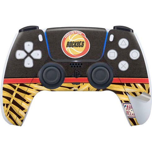 NBA Houston Rockets Retro Palms PS5 Pro Disk Bundle Skin