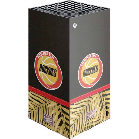 NBA Houston Rockets Retro Palms XBox Series X Digital Edition Console Skin
