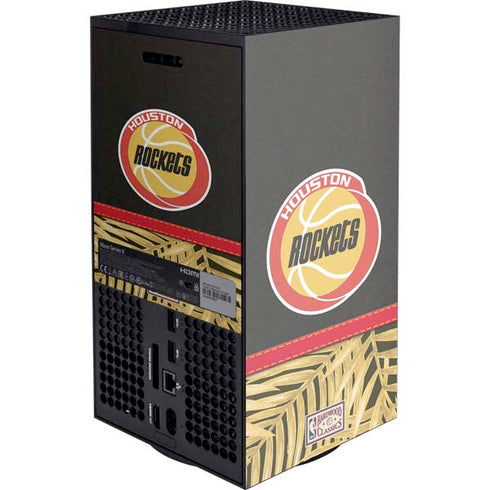 NBA Houston Rockets Retro Palms XBox Series X Digital Edition Console Skin