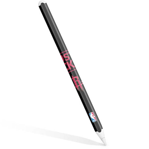 NBA Houston Rockets Standard - Black Apple Pencil (2nd Gen 2019) Skin