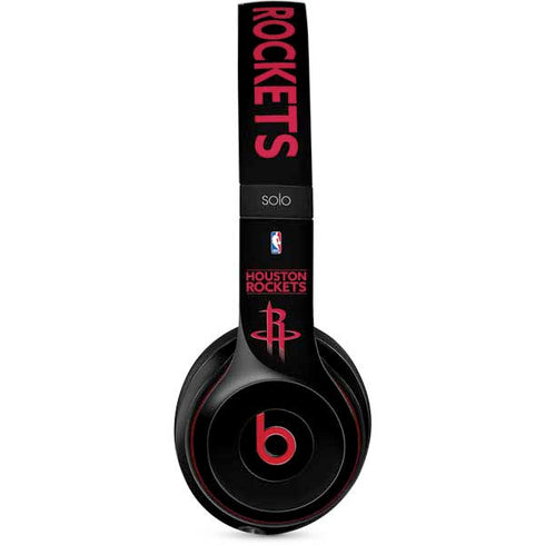 NBA Houston Rockets Standard - Black Beats Solo 3 Wireless Skin