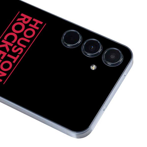 NBA Houston Rockets Standard - Black Galaxy A36 5G Skin