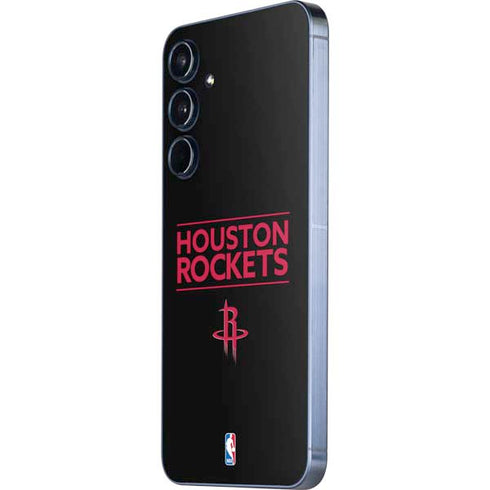 NBA Houston Rockets Standard - Black Galaxy A55 5G Skin