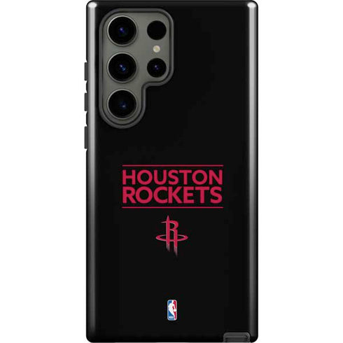 NBA Houston Rockets Standard - Black Galaxy S23 Ultra Pro Case
