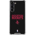 NBA Houston Rockets Standard - Black Galaxy S24 FE Clear Case