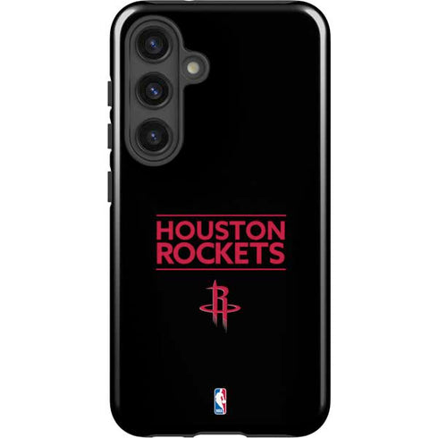 NBA Houston Rockets Standard - Black Galaxy S25 Impact Case